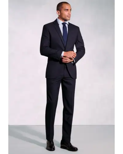 Suit Jackets Brook Taverner Tailored Fit Dijon Navy Suit Jacket £89.00