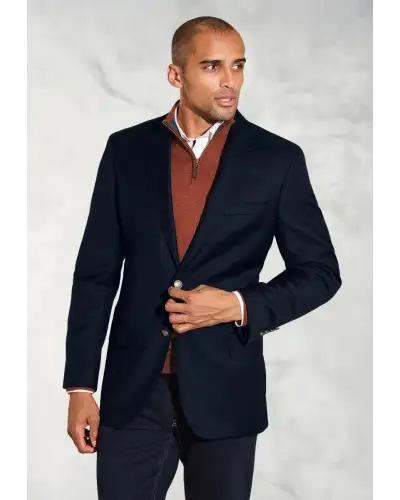 Jackets Brook Taverner Regular Fit Otley Navy Pure New Wool Blazer £179.00