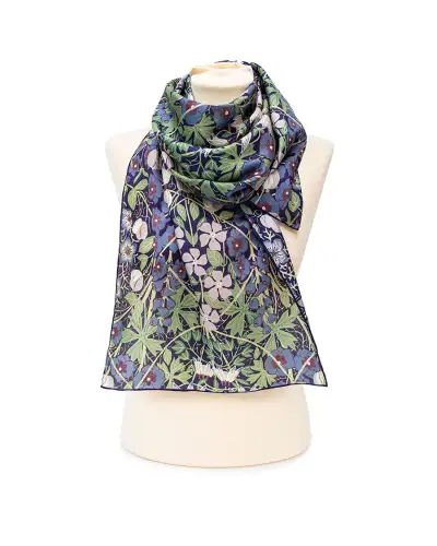 Scarves Fox and Chave Columbine Silk Habotai Scarf £42.00