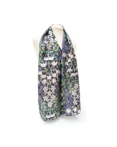 Scarves Fox and Chave Columbine Silk Habotai Scarf £42.00