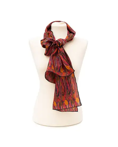 Scarves Fox and Chave Mackintosh Tulips Silk Habotai Scarf £42.00