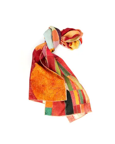 Scarves Fox and Chave Paul Klee Bauhaus Castle and Sun Silk Habotai Scarf £42.00