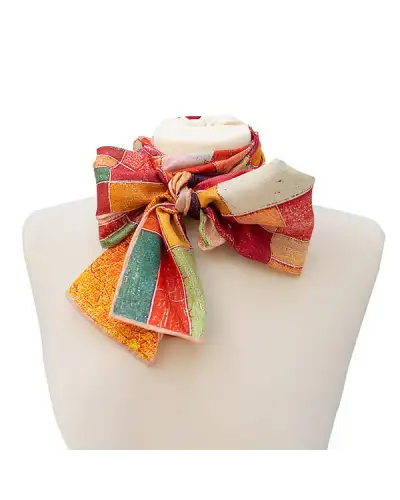 Scarves Fox and Chave Paul Klee Bauhaus Castle and Sun Silk Habotai Scarf £42.00