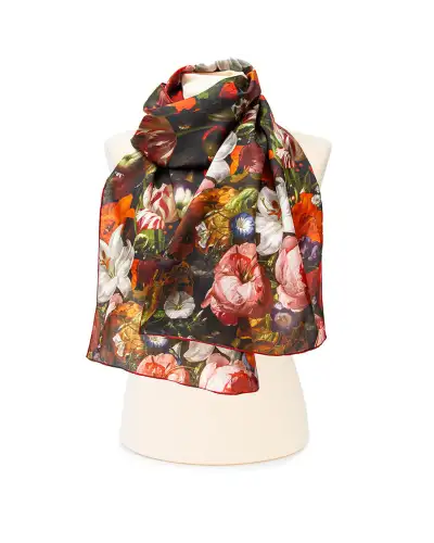 Scarves Fox and Chave Rachel Ruysch Silk Habotai Scarf £42.00