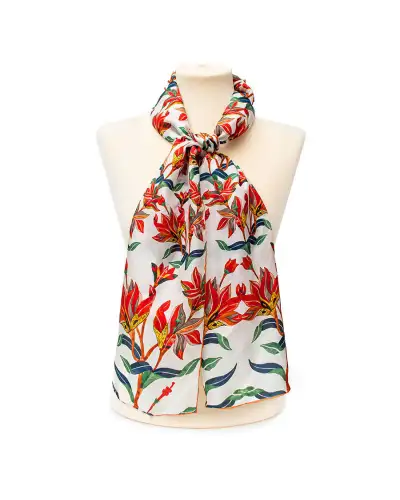 Scarves Fox and Chave Taj Mahal Silk Habotai Scarf £42.00