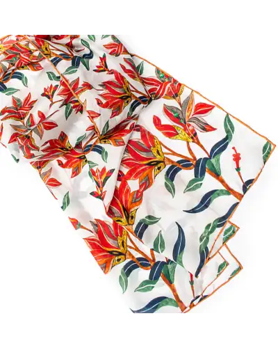Scarves Fox and Chave Taj Mahal Silk Habotai Scarf £42.00