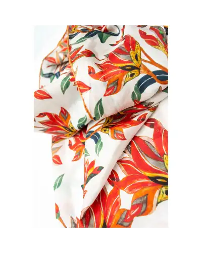 Scarves Fox and Chave Taj Mahal Silk Habotai Scarf £42.00