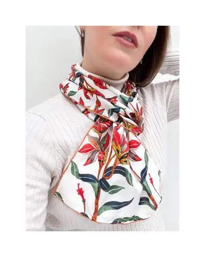 Scarves Fox and Chave Taj Mahal Silk Habotai Scarf £42.00