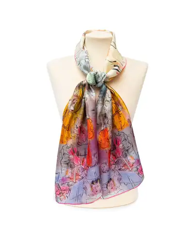 Scarves Fox and Chave Dufy Orchestra Silk Habotai Scarf £42.00