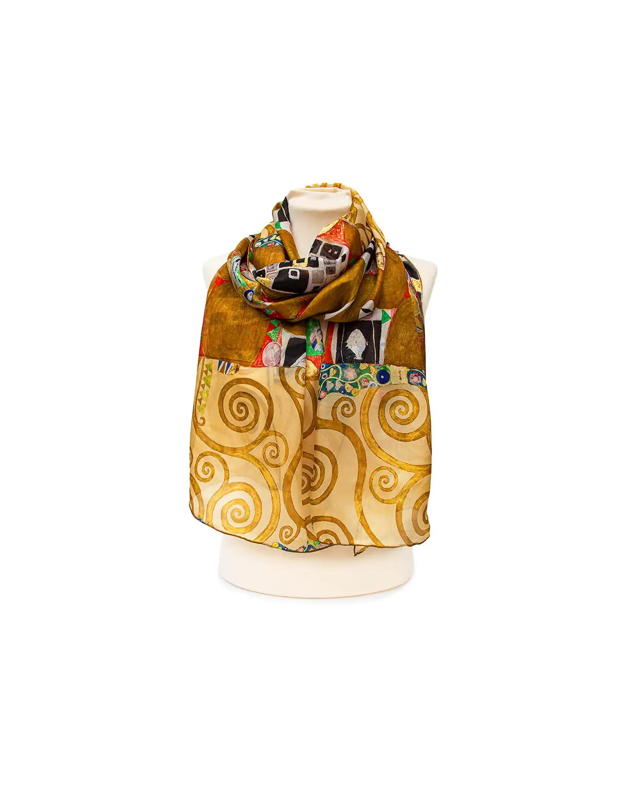Scarves Fox and Chave Klimt Fulfilment Silk Habotai Scarf £50.00