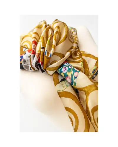 Scarves Fox and Chave Klimt Fulfilment Silk Habotai Scarf £50.00