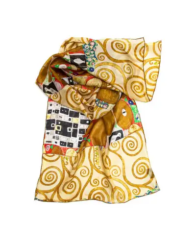 Scarves Fox and Chave Klimt Fulfilment Silk Habotai Scarf £50.00