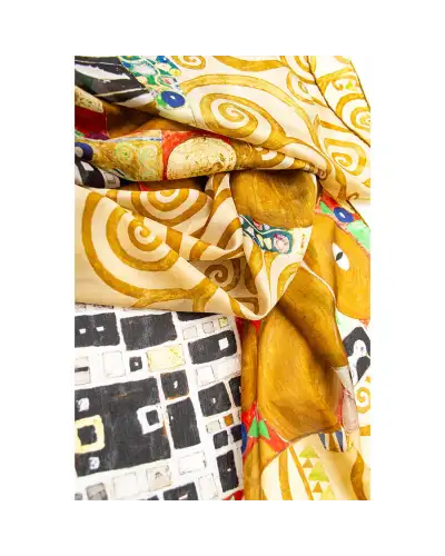 Scarves Fox and Chave Klimt Fulfilment Silk Habotai Scarf £50.00