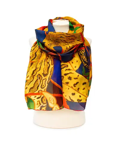 Scarves Fox and Chave The Hunt Silk Habotai Scarf £50.00