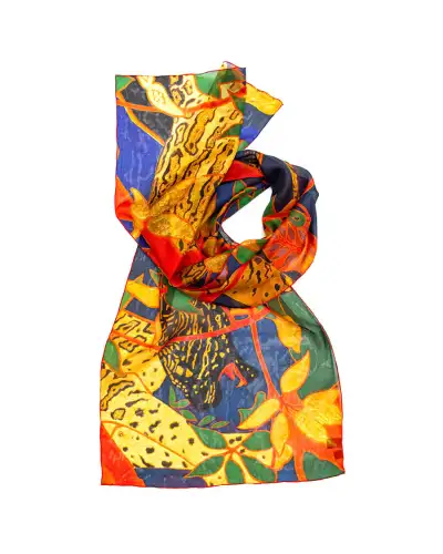 Scarves Fox and Chave The Hunt Silk Habotai Scarf £50.00