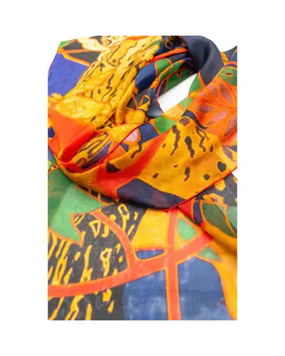 Scarves Fox and Chave The Hunt Silk Habotai Scarf £50.00