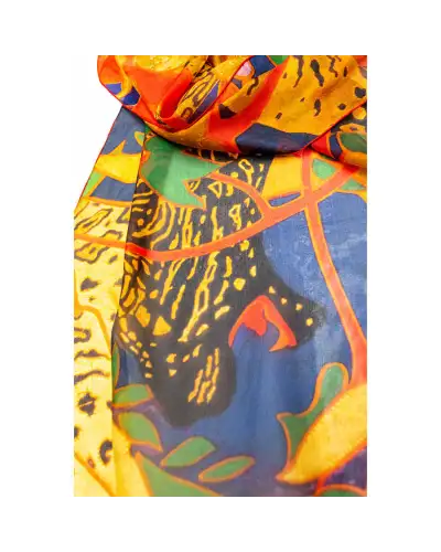 Scarves Fox and Chave The Hunt Silk Habotai Scarf £50.00