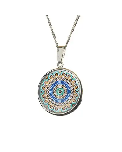 Contemporary Fox and Chave Marrakesh Blue Pendant £23.00