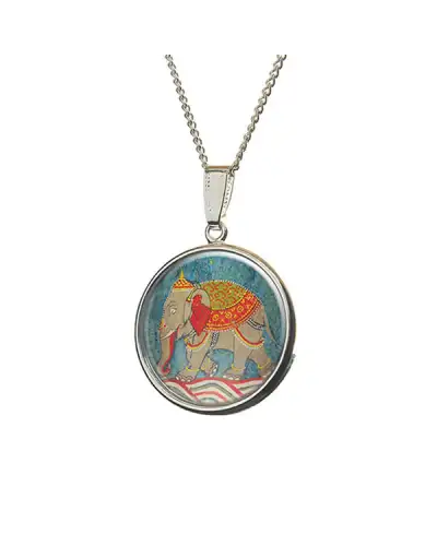 Royal Birthday Fox and Chave Mughal Elephant Pendant £23.00