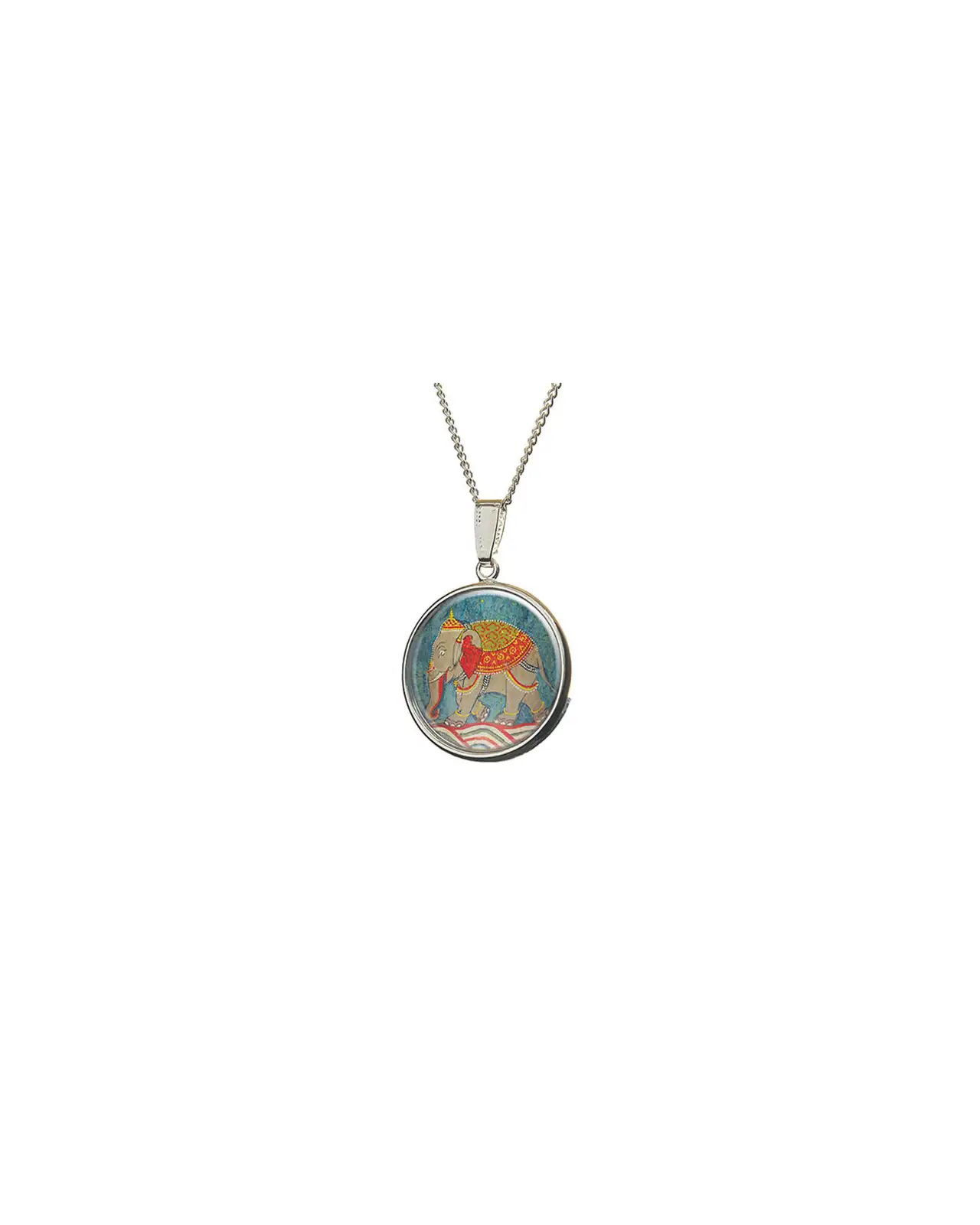 Royal Birthday Fox and Chave Mughal Elephant Pendant £23.00