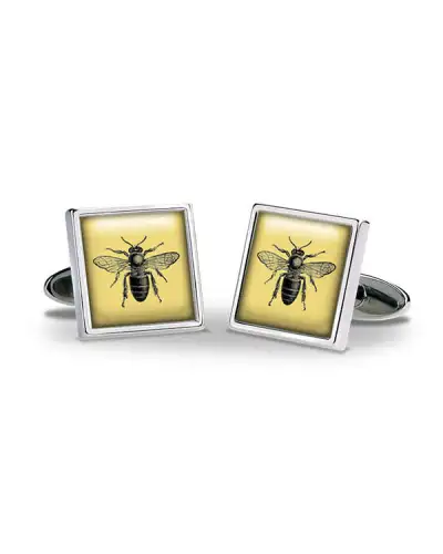 Others Fox and Chave Bee Gold Cufflinks-FC-48-313 £29.00
