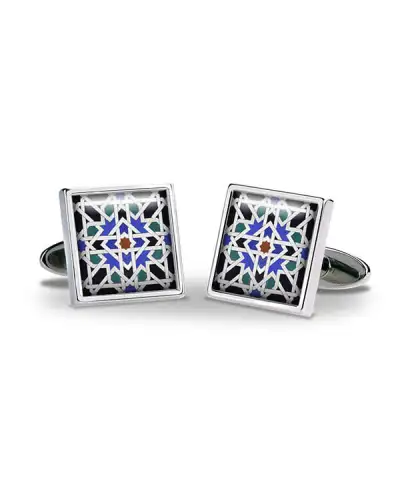Others Fox and Chave Alhambra Geometric Cufflinks-FC-48-250 £29.00