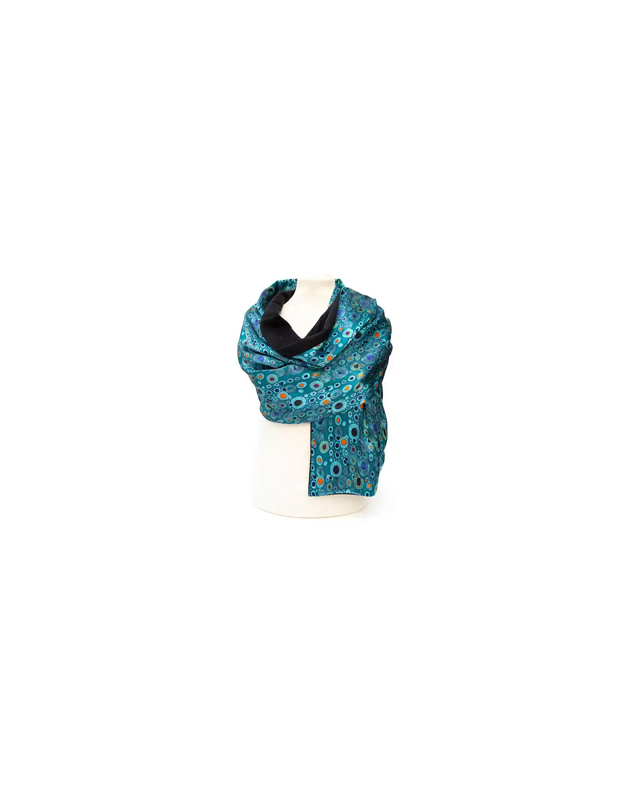 Scarves Fox and Chave Klimt Turquoise Poshmina Stole £116.00