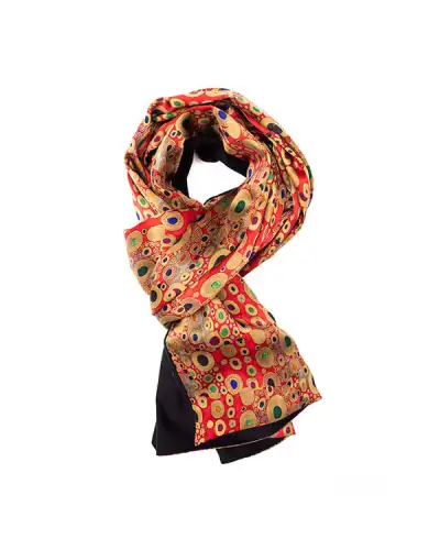 Scarves Fox and Chave Klimt Red Poshmina Stole £116.00