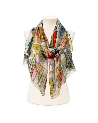 Scarves Fox and Chave Booklovers Chiffon Scarf £52.00