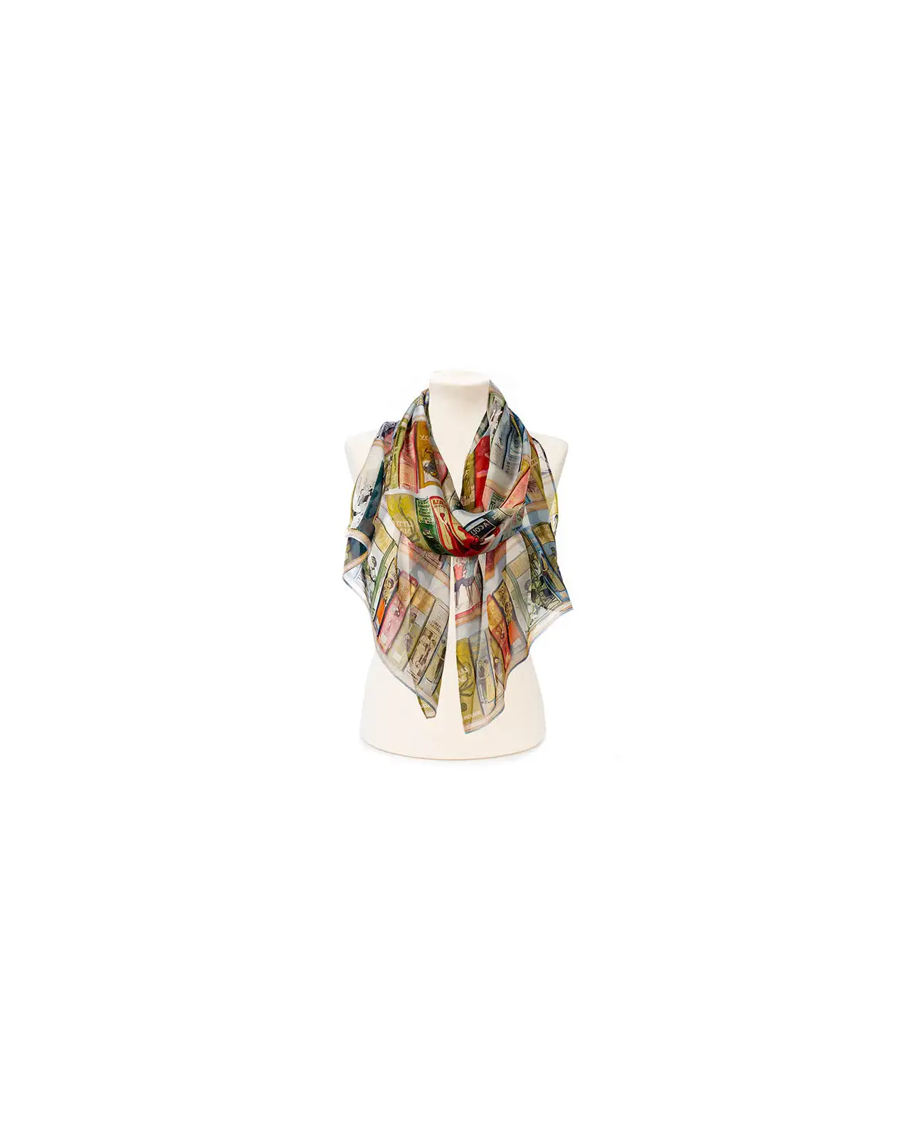 Scarves Fox and Chave Booklovers Chiffon Scarf £52.00