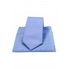 Silk Hankies Soprano Ties Soprano Sky Blue Polyester Tie With Polka Dot Silk Hanky £34.00