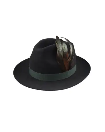 Fedora Hats Christys Hats Haydock Fedora Fur Felt Black-CH-CSO100356BLAC-56 £54.00