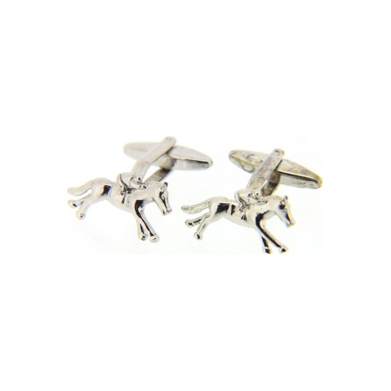 Cufflinks Soprano Ties Soprano Horse And Jockey Silver Colour Cufflinks £23.00