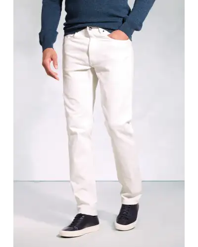 Fit Trousers Brook Taverner Tailored Fit Boulder Off White Denim Jeans-BT-8958F £54.00