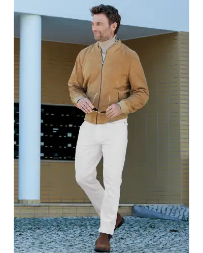 Fit Trousers Brook Taverner Tailored Fit Boulder Off White Denim Jeans-BT-8958F £54.00