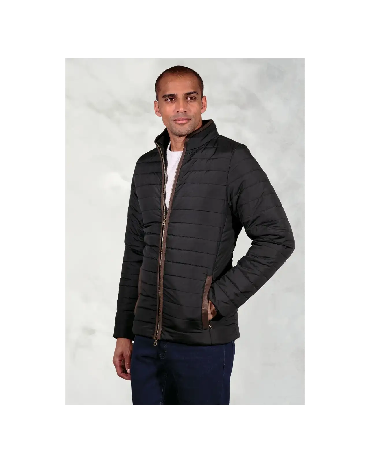Puffer Jackets Brook Taverner Orlando Black Quilted Puffer Jacket-BT-4369D £89.00