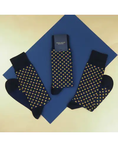 Men PEPER HAROW Crosslet Mens Socks - Navy £16.00
