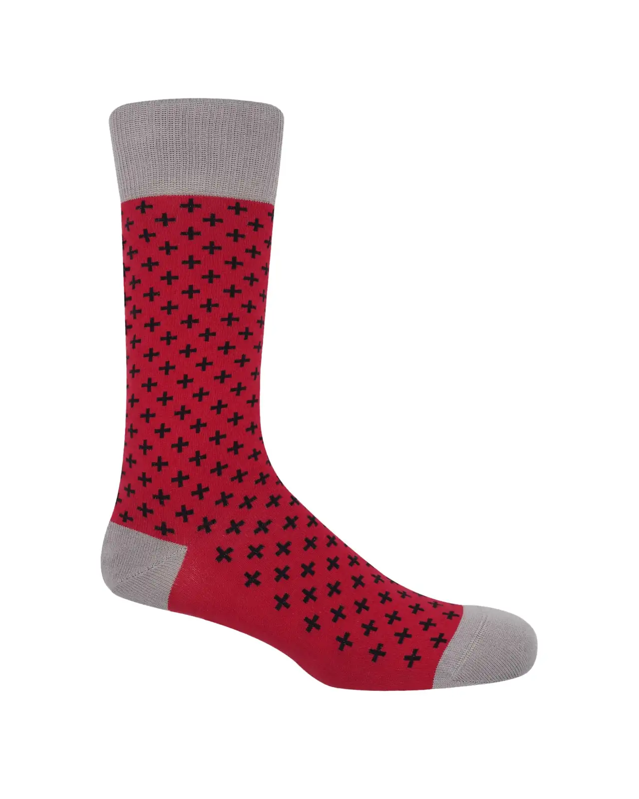 Men PEPER HAROW Crosslet Mens Socks - Red £16.00