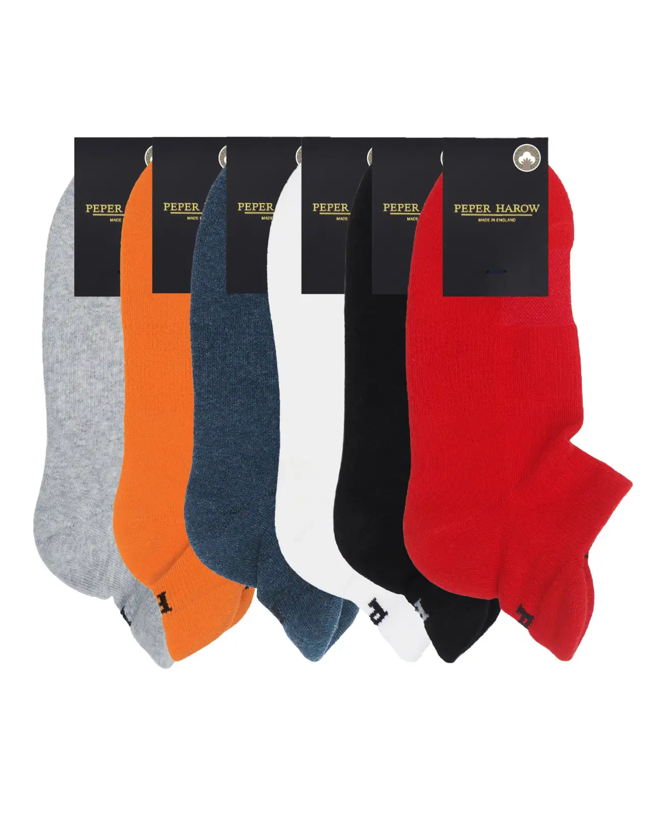 Sport PEPER HAROW Mens Sport Trainer Sock Bundle - Organic-PH-8494951104686 £65.00