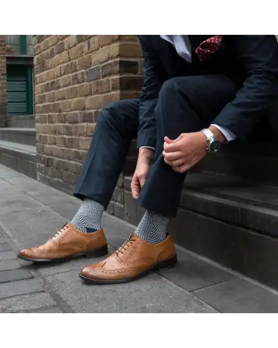 Men PEPER HAROW Lux Taylor Mens Socks - Grey-PH-7425306919086 £16.00