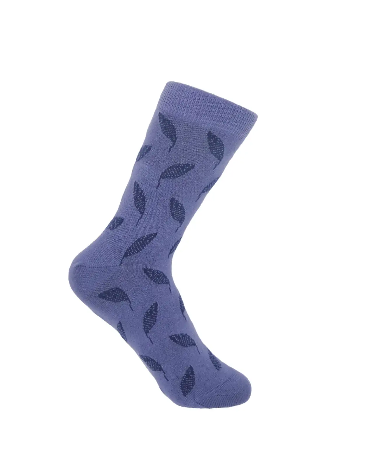 Women PEPER HAROW Leaf Womens Socks - Navy £15.00