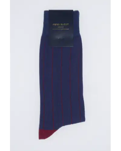Men PEPER HAROW Pin Stripe Mens Socks - Navy £16.00