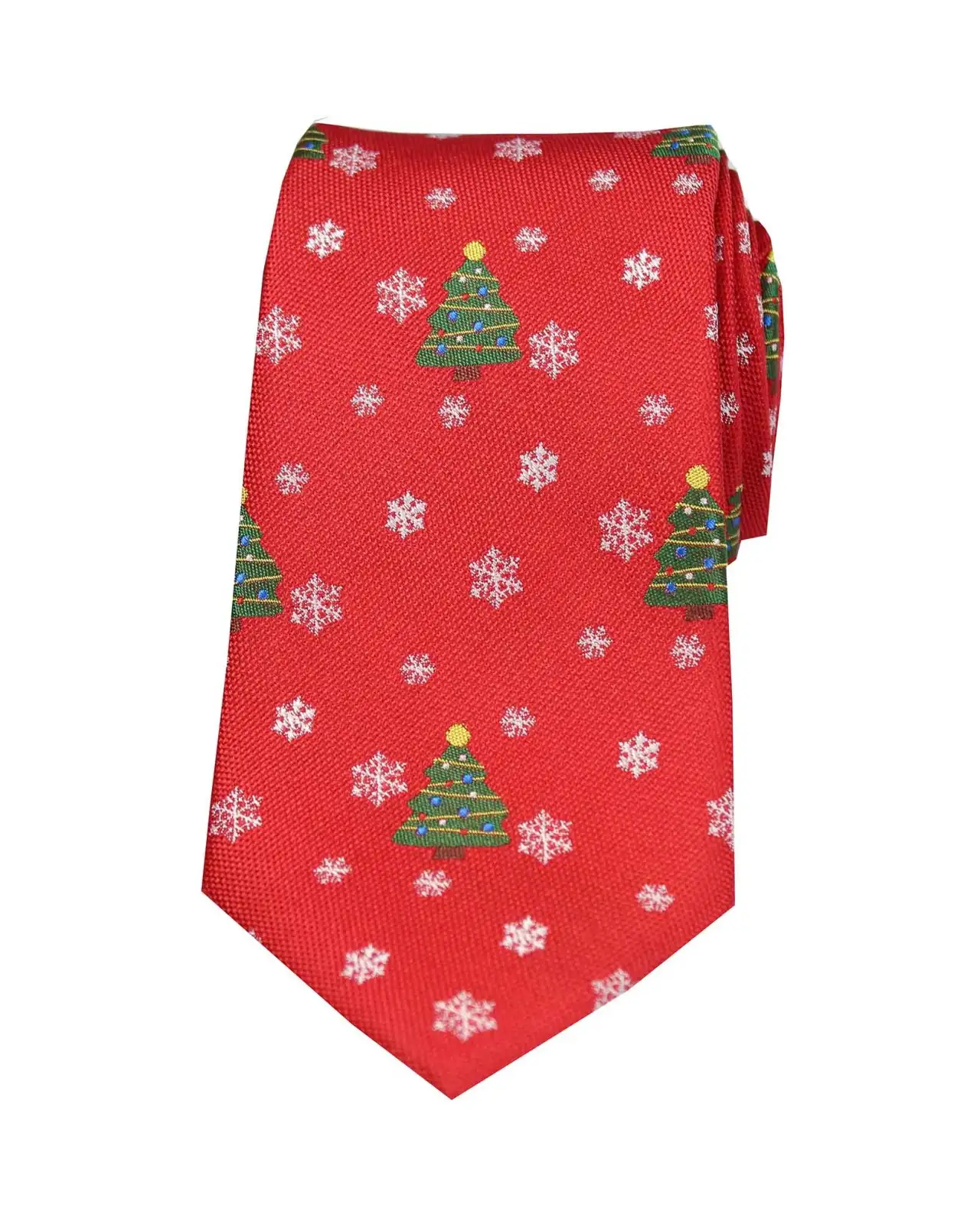 Silk Ties Soprano Ties Red Christmas Themed Woven Silk Tie £14.00