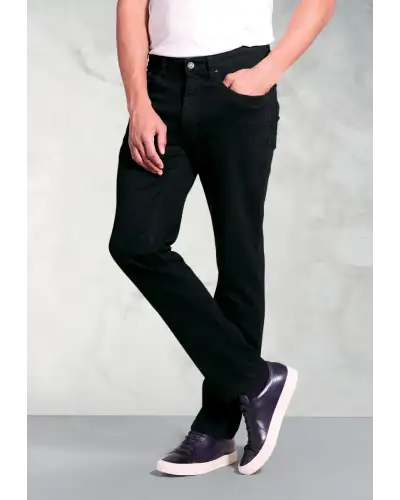 Fit Trousers Brook Taverner Tailored Fit Boulder Black Denim Jeans-BT-8958D £54.00