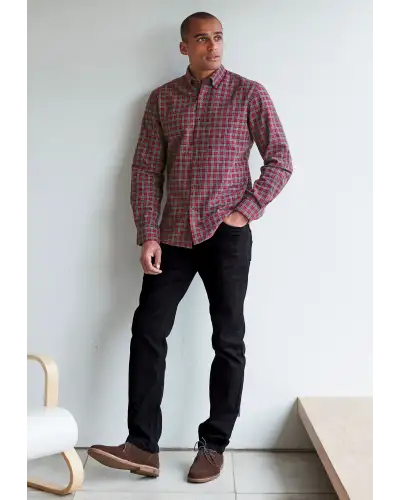 Fit Trousers Brook Taverner Tailored Fit Boulder Black Denim Jeans-BT-8958D £54.00