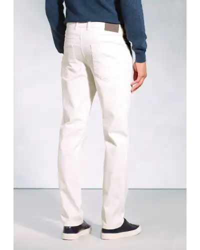 Fit Trousers Brook Taverner Regular Fit Douglas Off White Denim Jeans-BT-8957F £54.00