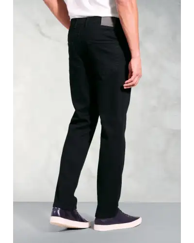 Fit Trousers Brook Taverner Regular Fit Douglas Black Denim Jeans-BT-8957D £54.00