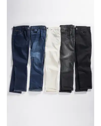 Fit Trousers Brook Taverner Regular Fit Douglas Black Denim Jeans-BT-8957D £54.00