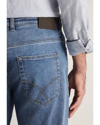 Fit Trousers Brook Taverner Regular Fit Douglas Light Blue Denim Jeans £54.00