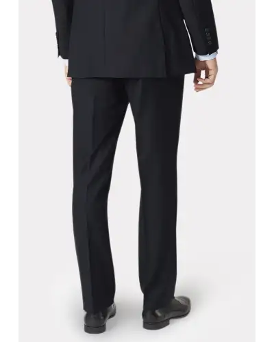 BT-8523B Brook Taverner Regular Fit Dawlish Navy Herringbone Wool Suit Trousers-BT-8523B £90.00